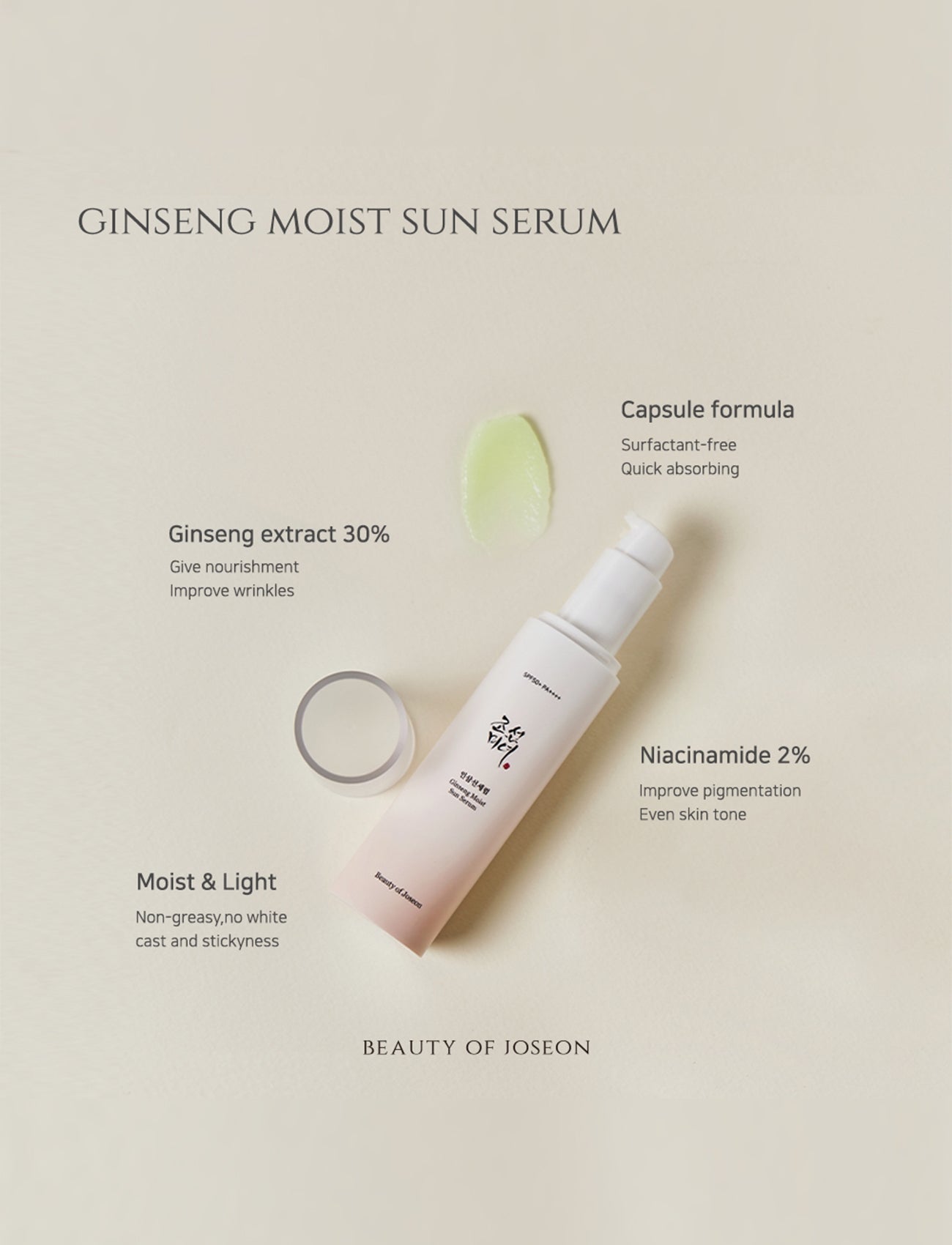 Ginseng Moist Sun Serum