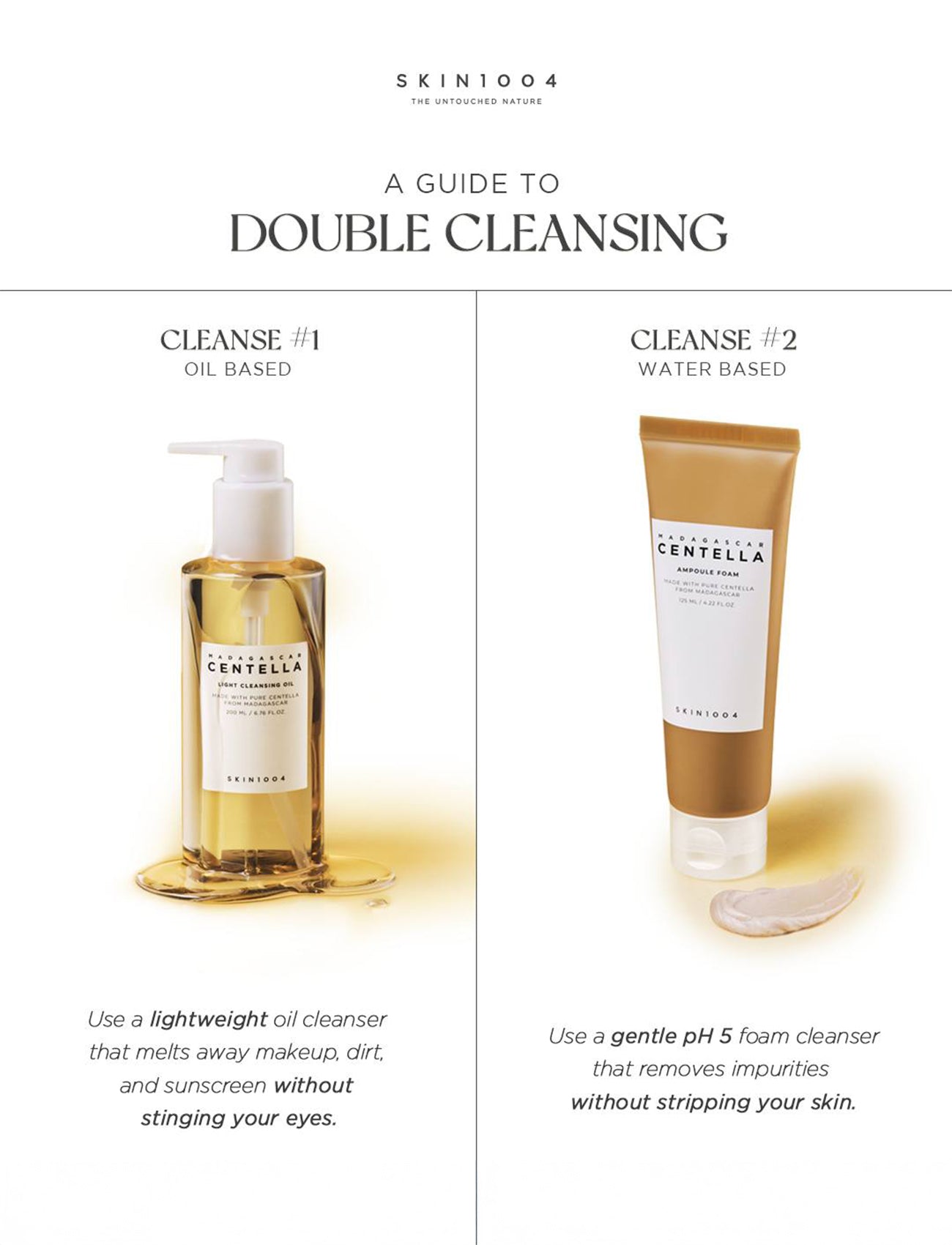 Madagascar Centella Double Cleansing Duo Set
