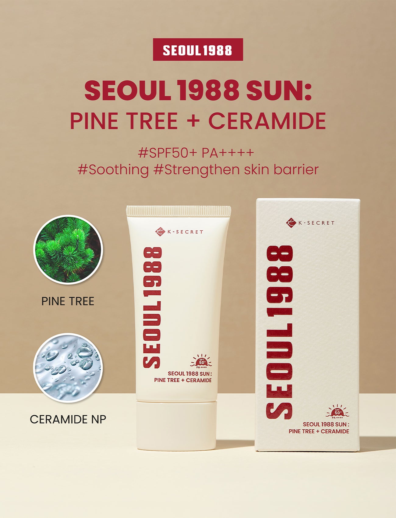 SEOUL 1988 Sun: Pine Tree + Ceramide