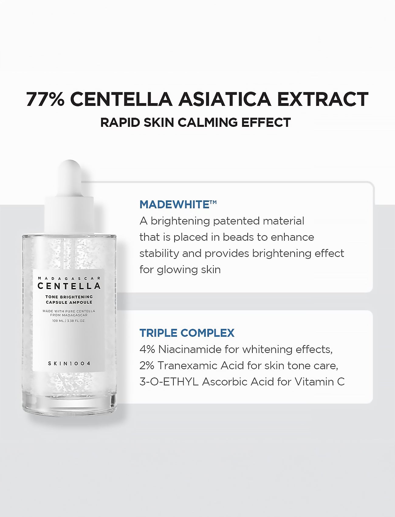 Madagascar Centella Tone Brightening Capsule Ampoule