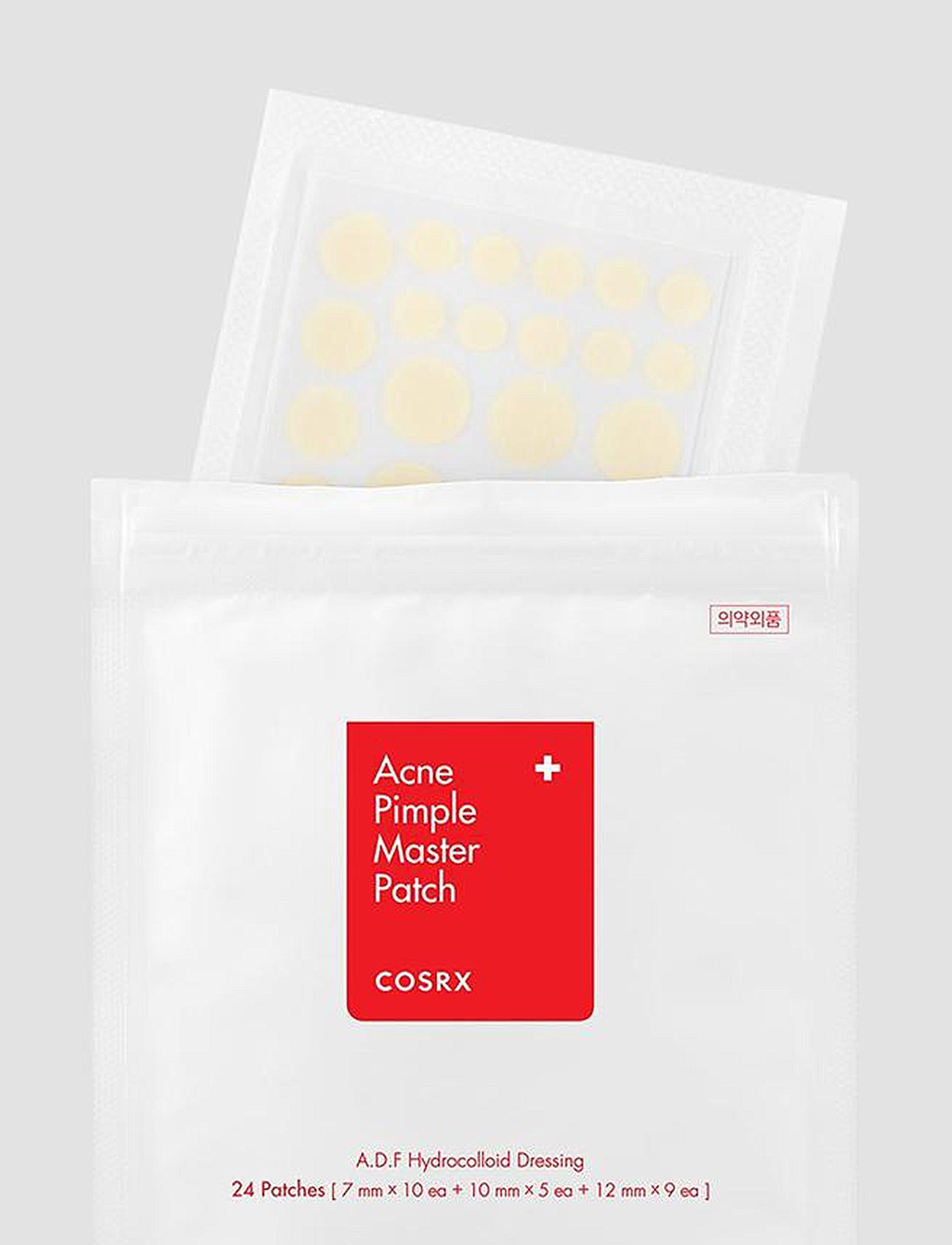 Das Cosrx Acne Pimple Master Patch wird geöffnet.