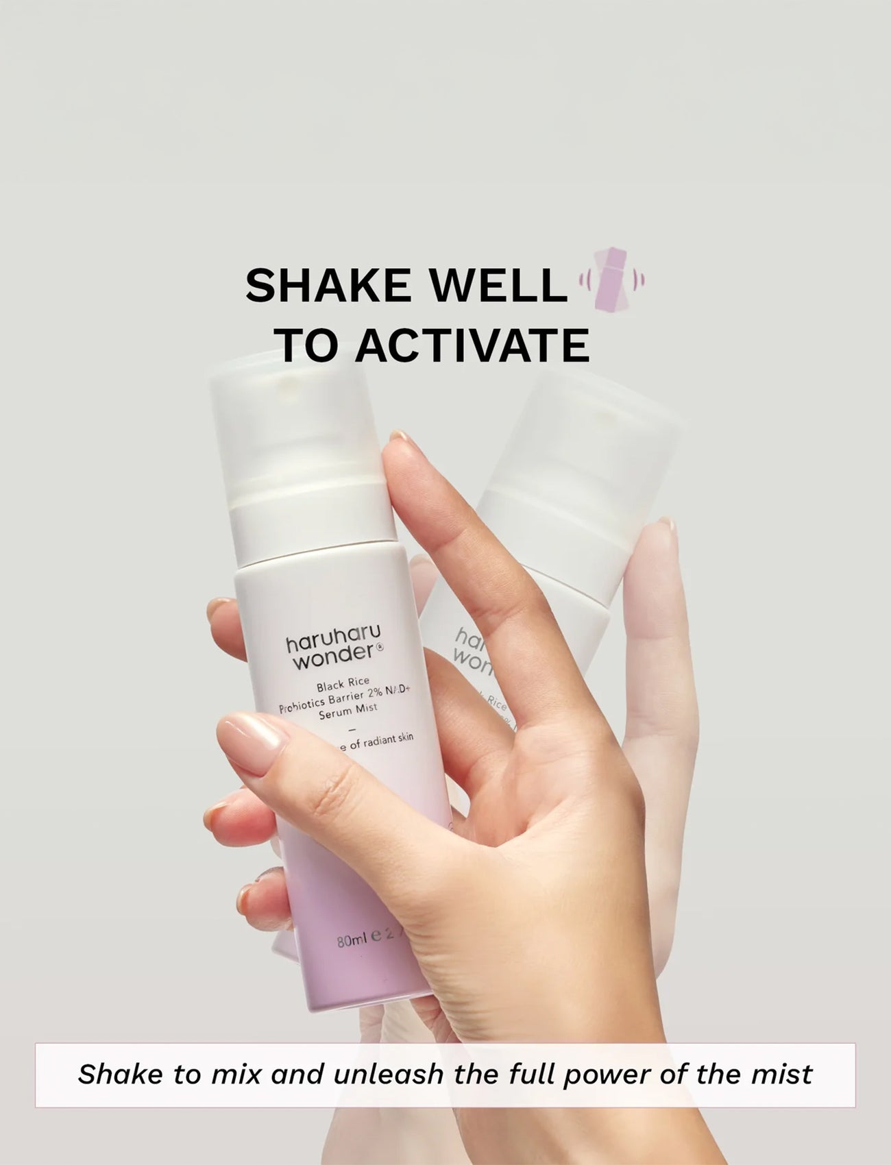 Black Rice Probiotics Barrier 2% NAD+ Serum Mist