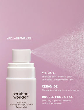 Black Rice Probiotics Barrier 2% NAD+ Serum Mist